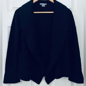 Ann Taylor Cashmere Elegant Black Cardigan